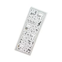 Adesivos De Desenho Animado De Cachorrinho Branco Coreano Fofo Para Scrapbook, Álbum De Fotos E