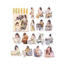 Adesivos De Desenho Animado Fofos 30 Peças Para Scrapbooking, Colagem, Diário Criativo E Artesanato