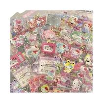 Adesivos De Desenho Animado Hello Kitty E Rilakkuma, 5 Folhas, Adesivos Cortados a Laser Para