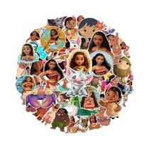 Adesivos De Desenho Animado Moana 50 Peças Para Notebook, Computador, Bagagem, Celular - Loja