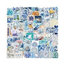 Adesivos De Desenhos Animados Do Mundo Marinho Azul Para Laptops, Telefones, Malas, Diários, 10, 30, Adesivos De Desenhos Animados Do Mundo Marinho Azul Para Laptops, Telefones, Malas, Diários, 10, 30,