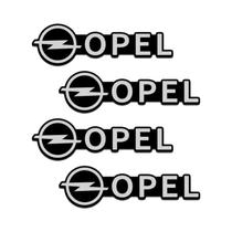Adesivos De Emblema De Carro Em Alumínio 3D Para Opel Astra C G H Insignia J K Zafira B Corsa Vectra