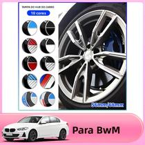 Adesivos De Emblema Para Tampa Central De Roda De Carro De 68mm Para BMW M Performance Série 1 3 5 7