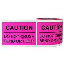 Adesivos de envio Remarkable DO NOT Crush Bend OR FOLD 250/Roll