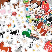 Adesivos de Espuma 3D READY 2 LEARN Farm - 180 Peças para Crianças