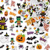 Adesivos de Espuma Halloween READY 2 LEARN - Pacote com 168 Autoadesivos