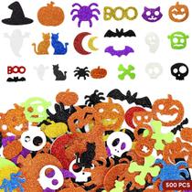 Adesivos de espuma Hidreas Halloween, autoadesivos, 500 unidades Adesivos de espuma Hidreas Halloween, autoadesivos, 500 unidades