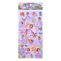 Adesivos de espuma Princess Sophia 3D Puffy para crianças