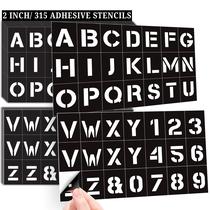 Adesivos de Estêncil Stickery Stencils 2 Polegadas 315 Peças