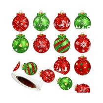 Adesivos De Feliz Natal 3CM, 500 Peças, Etiquetas De Selagem Com Tema De Natal Para DIY, Embalagem
