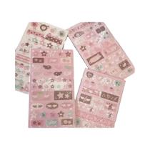 Adesivos De Filme Flash Estrela Morango Rosa Estilo Coreano Para Decoração De Capas De Telefone