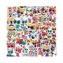 Adesivos De Gato Anime Kawaii Para Crianças 10 30 50 100pcs Decalques De Desenhos Animados Fofos
