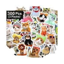 Adesivos De Gato Em Estilo Cartoon 100 500 1000pcs Para Crianças Brinquedos Material Escolar