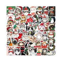 Adesivos De Gnomos De Natal 50PCS PVC Decorativos Para Casa, Parede, Telefone, Estética, Presente