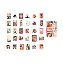 Adesivos De Graffiti De Meninas Japonesas 30pcs, Decalques De PVC Para Caderno, Copo De Água, Adesivos De Graffiti De Meninas Japonesas 30pcs, Decalques De PVC Para Caderno, Copo De Água,