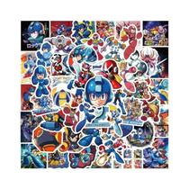 Adesivos De Graffiti Do Mega Man 60 Peças Para Decoração De Mala, Laptop, Guitarra, DIY, Brinquedo