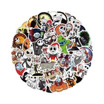 Adesivos De Halloween Disney Nightmare before Christmas 60PCS DIY Para Diário, Laptop, Bagagem E