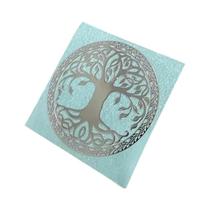 Adesivos De Laptop Com Padrão De Árvore Da Sorte, Películas Decorativas Metálicas Para Telefones E