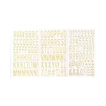 Adesivos De Letras E Números Dourados Em Relevo, 3 Folhas Autoadesivas Para Artesanato DIY E Adesivos De Letras E Números Dourados Em Relevo, 3 Folhas Autoadesivas Para Artesanato DIY E
