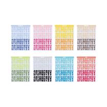 Adesivos De Letras Em Filme PET Impermeável Vibrante, Pacote Com 8 Peças, Material Criativo Para Adesivos De Letras Em Filme PET Impermeável Vibrante, Pacote Com 8 Peças, Material Criativo Para