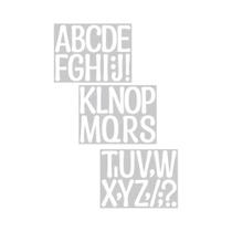 Adesivos De Letras Grandes De 4 Polegadas, 3 Folhas De Vinil, Números Do Alfabeto, Arte, Cartaz,