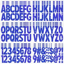 Adesivos de letras Metsyth Glitter Big Alphabet 2,5 polegadas 376 unidades