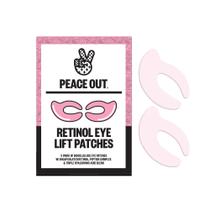 Adesivos de lifting ocular PEACE OUT Retinol, cobertura 360, pacote com 5