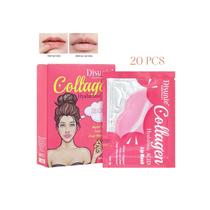 Adesivos de máscara labial hidratante x20 unidades de colágeno e hialurônico Adesivos de máscara labial hidratante x20 unidades de colágeno e hialurônico