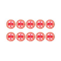 Adesivos De Mesa LED Coloridos E Luminosos 100 Peças Porta-Copos Que Emitem Luz Para Bar E Barraca