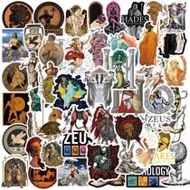 Adesivos de mitologia grega, vinil estético, impermeável, 50 unidades Adesivos de mitologia grega, vinil estético, impermeável, 50 unidades