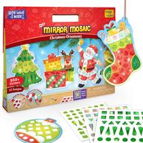 Adesivos de Natal Art Craft Kit Imagimake Mirror Mosaic Adesivos de Natal Art Craft Kit Imagimake Mirror Mosaic