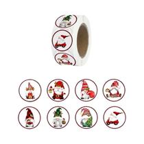 Adesivos De Natal De Gnomos E Anões, 500 Peças, DIY, Presentes Para Festas, Pacotes, Envelopes,