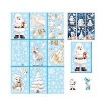 Adesivos De Natal Para Janela Conjunto De 9 Peças Decorações De Floco De Neve E Boneco De Neve Para Adesivos De Natal Para Janela Conjunto De 9 Peças Decorações De Floco De Neve E Boneco De Neve Para