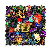 Adesivos De Neon De Desenho Animado Estilosos Pokémon Pikachu 10 30 50 Peças Decalques Estéticos Adesivos De Neon De Desenho Animado Estilosos Pokémon Pikachu 10 30 50 Peças Decalques Estéticos