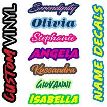 Adesivos de Nome Personalizados em Vinil com Letras para Bermuda Shorts Graphics