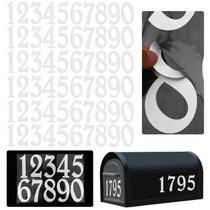 Adesivos de números para caixa de correio Diggoo em vinil refletivo 2" 6 conjuntos Adesivos de números para caixa de correio Diggoo em vinil refletivo 2" 6 conjuntos