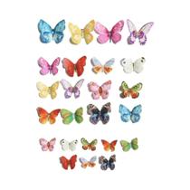 Adesivos De Parede 3D De Borboleta 24/36 Peças, Mural Autoadesivo Em Aquarela Para Decoração De
