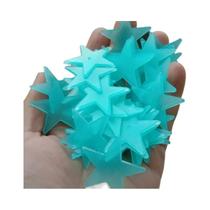 Adesivos De Parede 3D Estrelas E Lua Que Brilham No Escuro 50/100pcs Decoração Luminosa Para Quarto