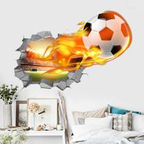 Adesivos de parede 3D Soccer Creative Sports PVC 40x60cm