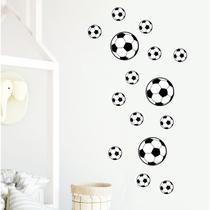 Adesivos de parede Bola de futebol Papel de parede removível PVC 38x58cm