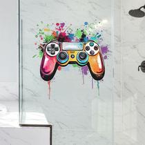 Adesivos de parede Colorful Game Controller Graffiti Splash Adesivos de parede Colorful Game Controller Graffiti Splash