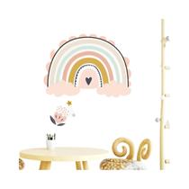 Adesivos De Parede Coloridos Arco-Íris 3pcs Decoração Boho Para Quarto Infantil Adesivos De Parede