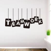 Adesivos de parede Creative Hanging Letters Teamwork PVC 79x42cm Adesivos de parede Creative Hanging Letters Teamwork PVC 79x42cm
