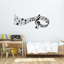 Adesivos de parede Creative Music Notes Musical Symbol PVC 24x58cm