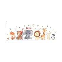 Adesivos De Parede De Animais Africanos Em Aquarela, Elefante, Girafa, Urso, Raposa, Decoração Para