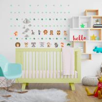 Adesivos de Parede Decorativa Infantil Safari Aquarela