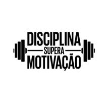 Adesivos De Parede Disciplina Supera Motivação-Eg 58X117Cm