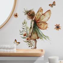 Adesivos de parede Fairy Butterfly Fairy Nature 30x40cm PVC