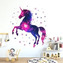 Adesivos de parede Galactic Unicorn Starry Sky 35x60cm PVC Adesivos de parede Galactic Unicorn Starry Sky 35x60cm PVC