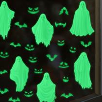 Adesivos de parede Halloween Glow in the Dark Ghost Bat Pumpkin Adesivos de parede Halloween Glow in the Dark Ghost Bat Pumpkin